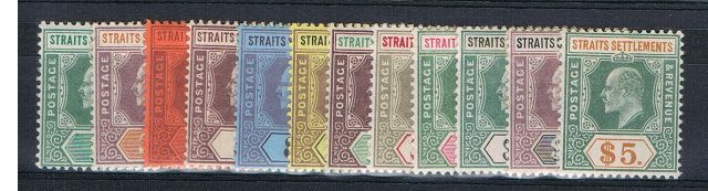 Image of Malaysia-Straits Settlements SG 110/21 MM British Commonwealth Stamp